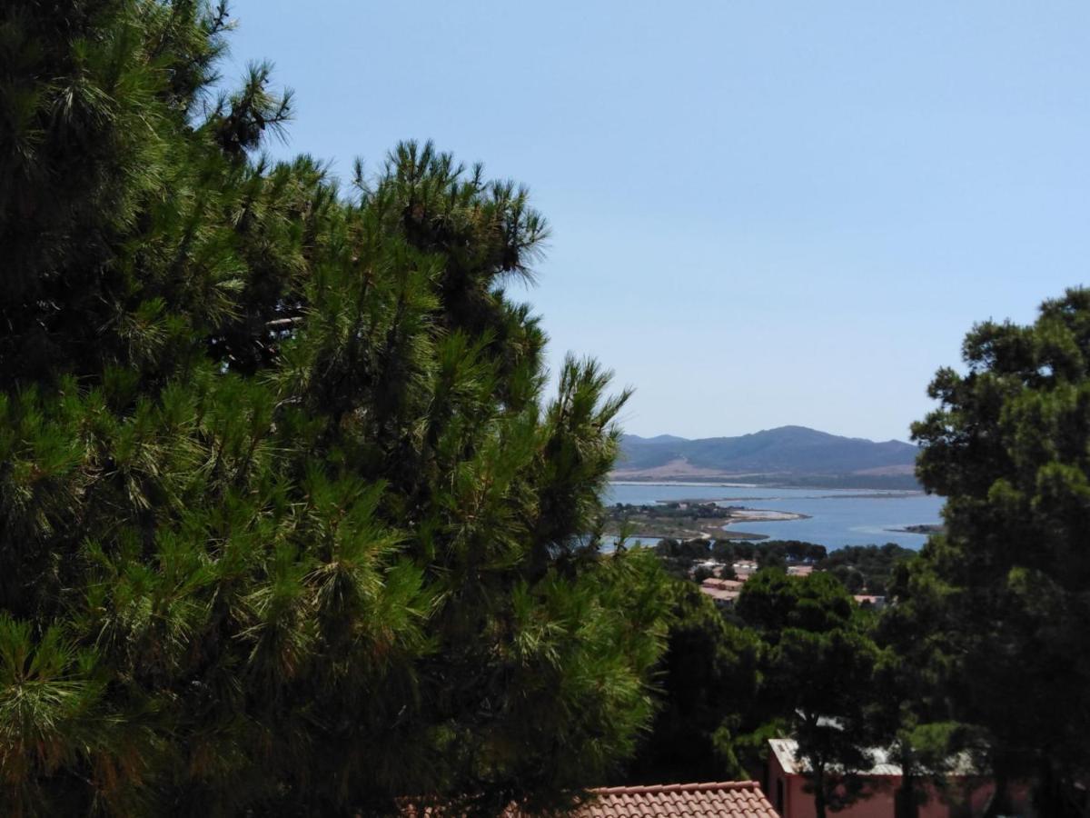Villa Panoramica Immersa Nel Verde Porto Pino Eksteriør billede